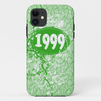 Coque Case-Mate Pour iPhone Anniversaire et depuis 1999 vintage (vert, blanc)
