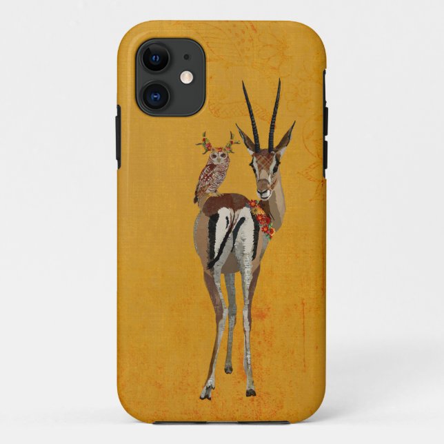 COQUES Case-Mate iPhone ANTELOPE ET OWL FLORAL (Dos)