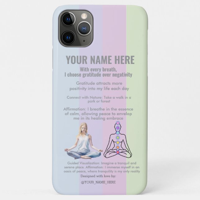 Coques Case-Mate iPhone ANTI-Stress I CHOOSE GRATITUDE OVER NEGATIVITY (Dos)