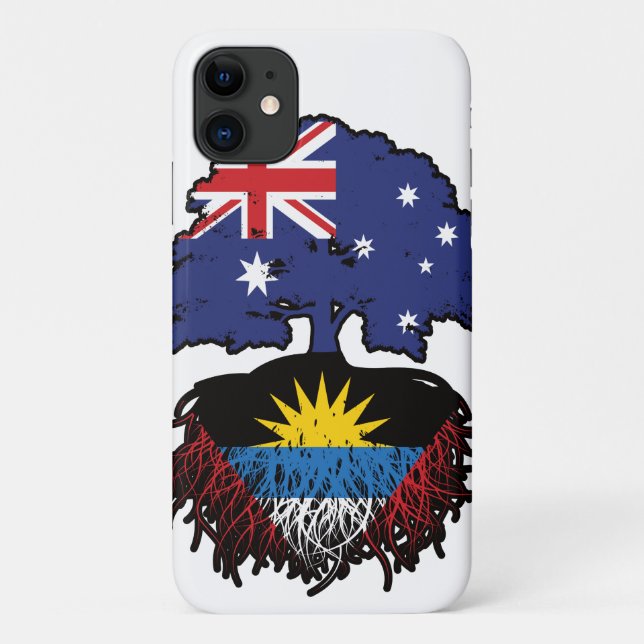 Coques Case-Mate iPhone Antigua Antiguan Australie Racines d'arbre (Dos)