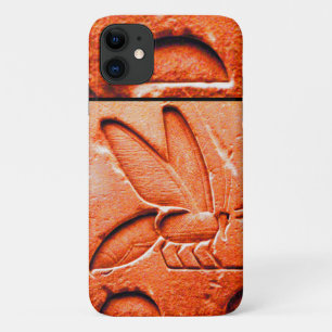 Coques Pour iPhone ANTIQUE EGYPTIENNE HONEY BEE BEEKEEPER Rouge