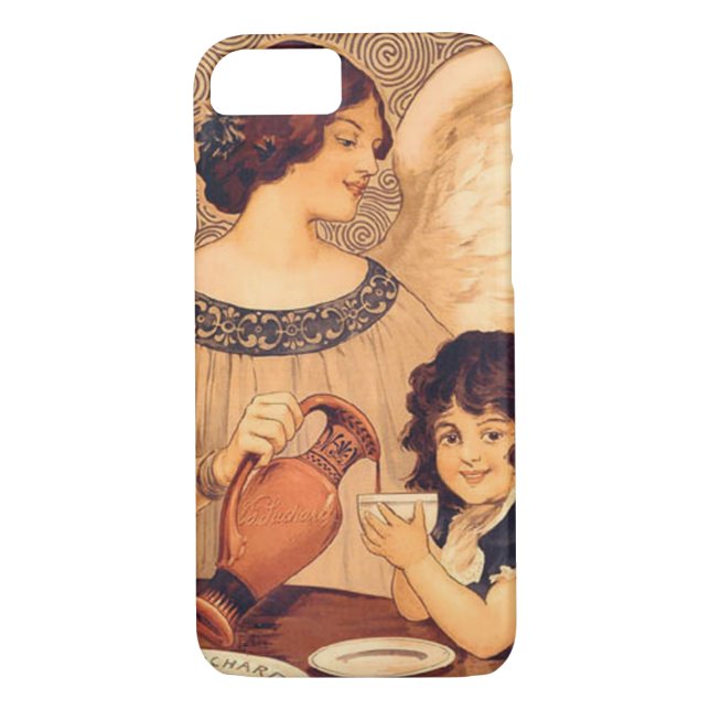Coques Case-Mate iPhone Antique française au chocolat (Dos)