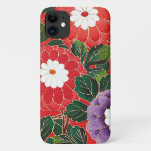 Case-Mate iPhone Case Antique Japonais Brocade Deep Red