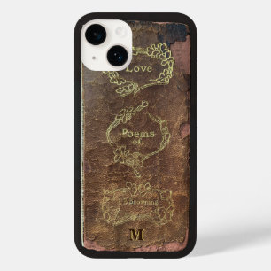 Coque Case-Mate iPhone Antique Livre Love Poems Classic Monogramme