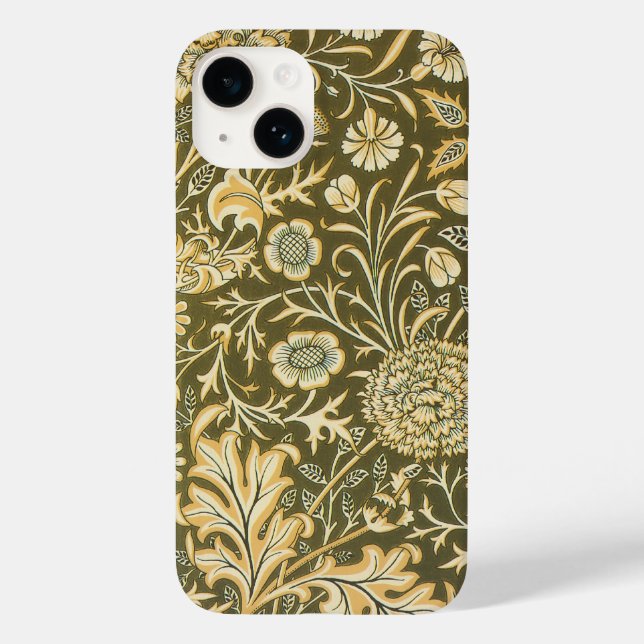 Coques Case-Mate iPhone Antique victorienne William Morris fleurs de jardi (Verso)