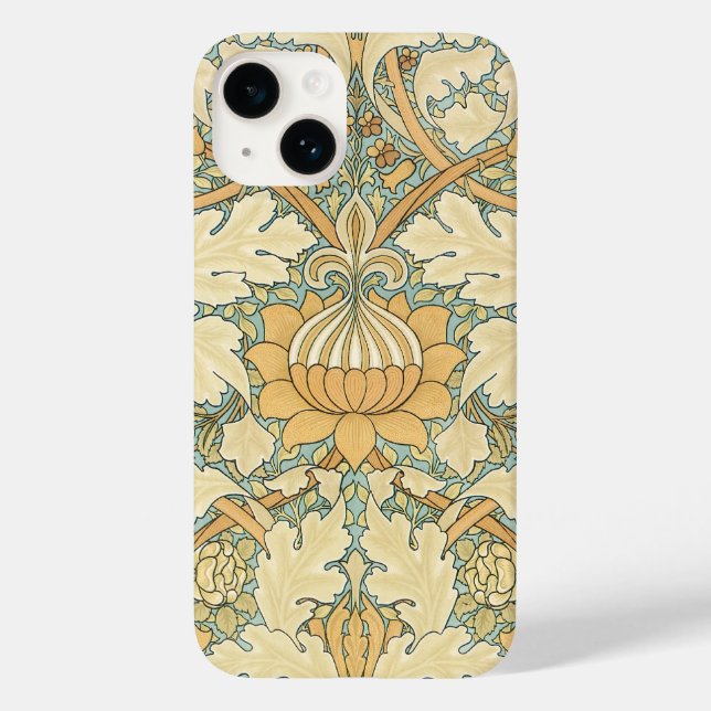 Coques Case-Mate iPhone Antique victorienne William Morris floral feuille  (Verso)