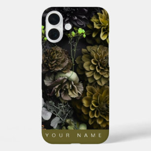 Coque Pour iPhone 16 Plus Antiquité des fleurs hantées