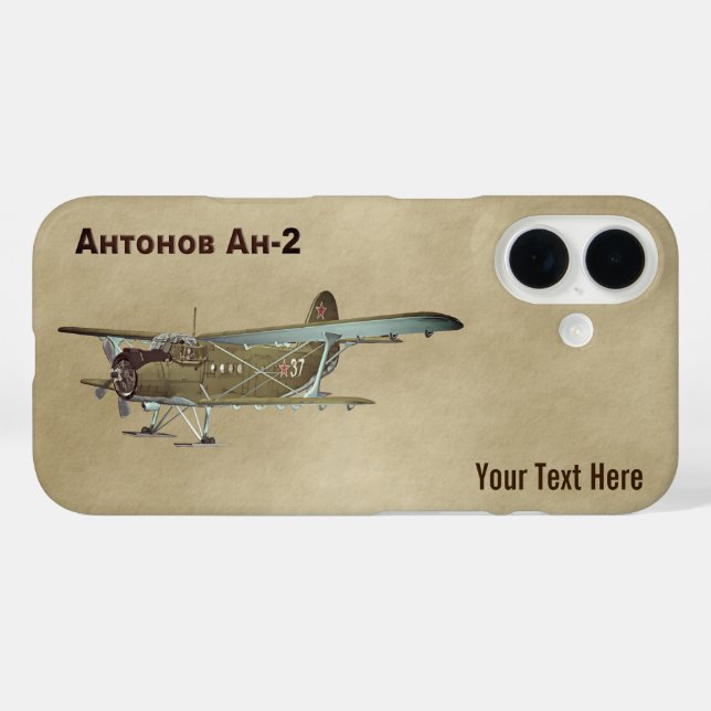 Coques Case-Mate iPhone Antonov An-2 (Verso (horizontal))