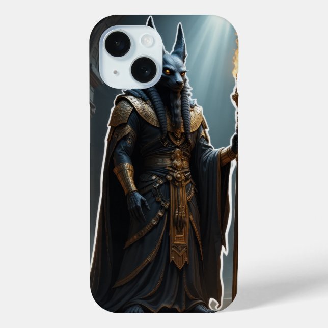 Coques Case-Mate iPhone Anubis, Dieu des Morts (Verso)