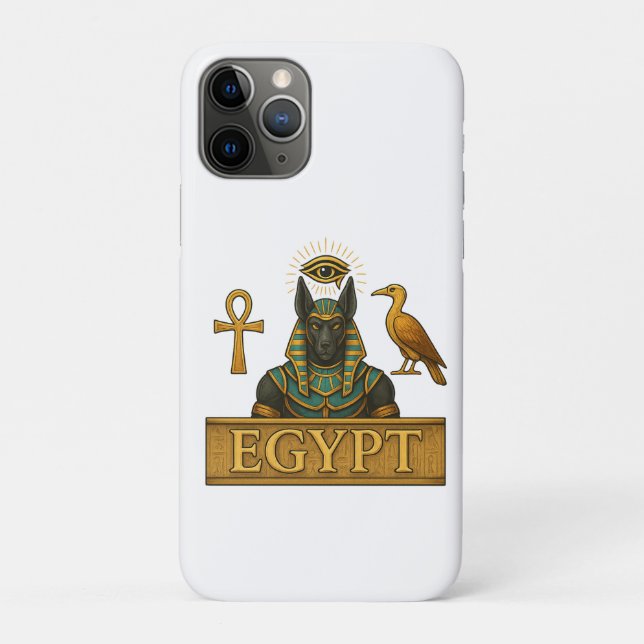 Coques Case-Mate iPhone Anubis & Thoth | Symboles égyptiens -  (Dos)