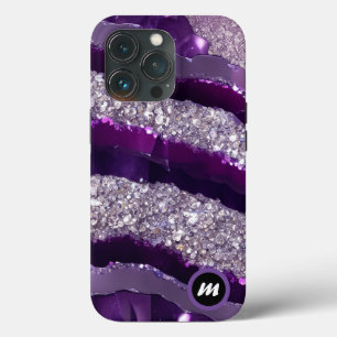 Case-Mate iPhone Case *~* AP66 Glam QR Lavende Purple Silver Parties sci