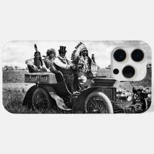 COQUE Case-Mate iPhone APACHES ET GERONIMO CONDUISANT UNE VOITURE À MOTEU