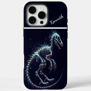 Coque iPhone 16 Pro Max Apatosaurus Dinosaure Squelette Stardust