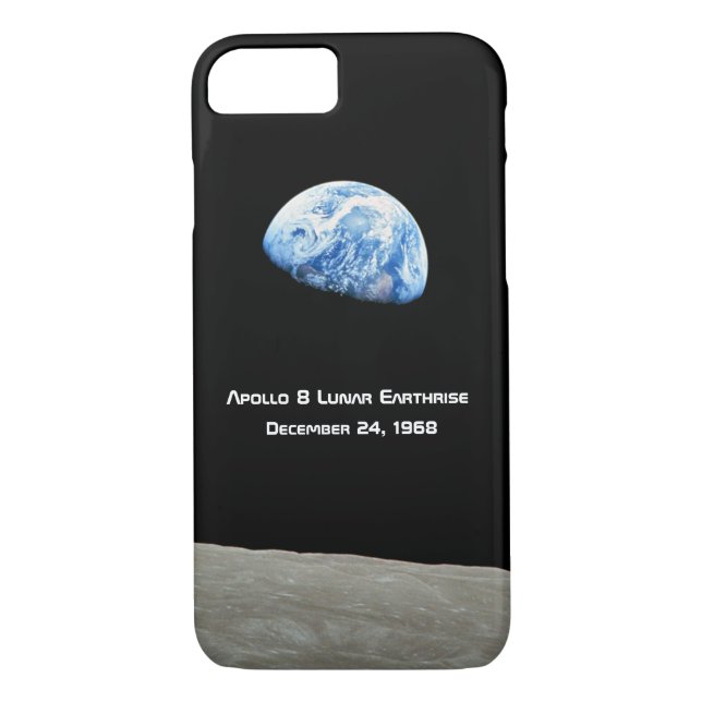 Coques Case-Mate iPhone Apollo 8 Lunar Earthrise 50e Anniversaire (Dos)