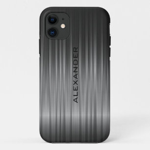 Coque Case-Mate iPhone Apparence noire brillante en fibre de carbone