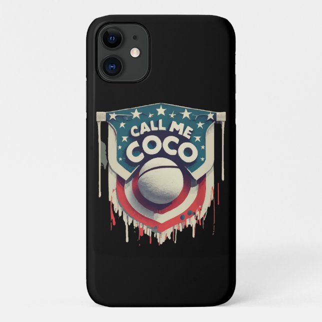 Coques Case-Mate iPhone Appelle-moi Coco Appelle-moi Champion (Dos)