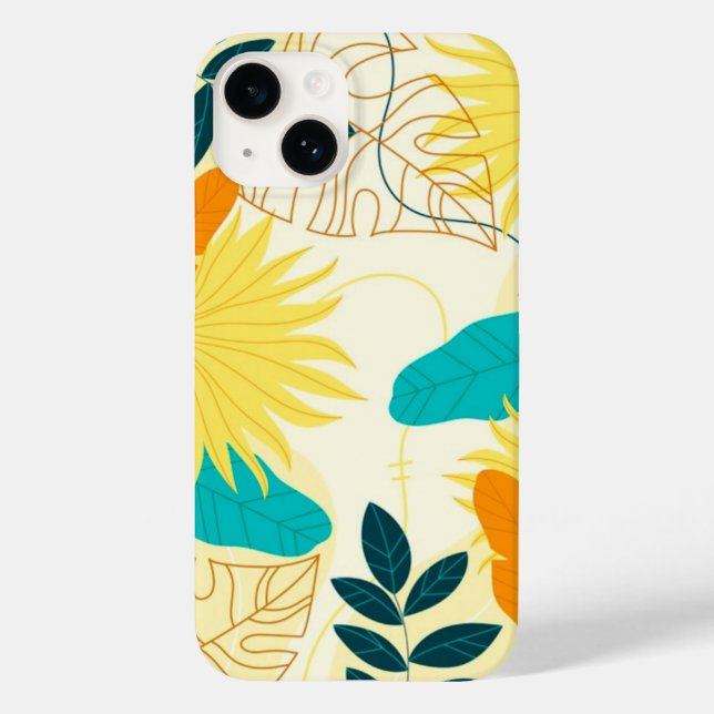 Coques Case-Mate iPhone Apple iPhone 14 Palme Coque-tropical (Verso)