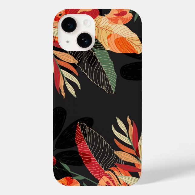 Coques Case-Mate iPhone Apple iPhone 14 Palme Coque-tropical (Verso)