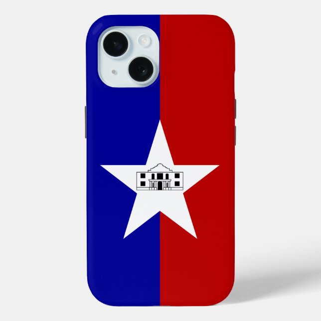 Coques Case-Mate iPhone Apple iPhone 15 Case-Mate with San Antonio flag (Verso)