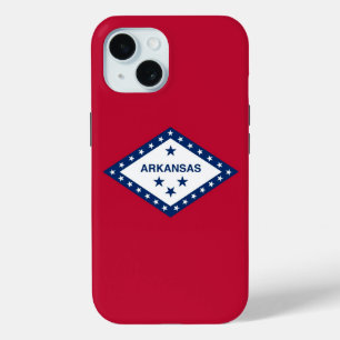 Coque Case-Mate iPhone Apple iPhone 15 Coque-Mate avec drapeau Arkansas