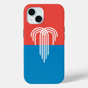 Coque Case-Mate iPhone Apple iPhone 15 Coque-Mate avec drapeau de Kansas