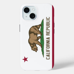 Coque Case-Mate iPhone Apple iPhone 15 Coque-Mate avec drapeau de la Cali