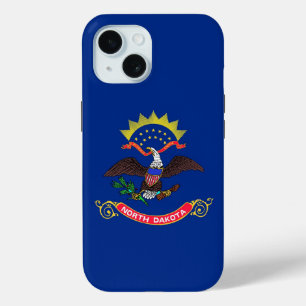 Coque Case-Mate iPhone Apple iPhone 15 Coque-Mate avec drapeau du Dakota