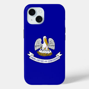 Coque Case-Mate iPhone Apple iPhone 15 Coque-Mate avec drapeau Louisiane