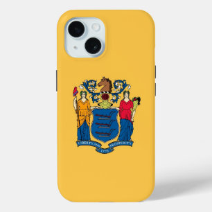 Coque Case-Mate iPhone Apple iPhone 15 Coque-Mate avec drapeau New Jersey