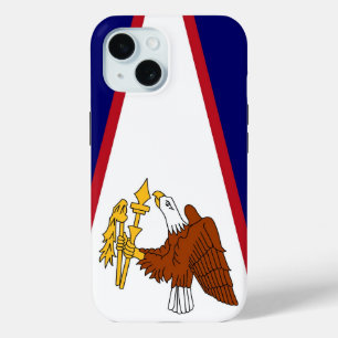 Coque Case-Mate iPhone Apple iPhone 15 Coque-Mate avec drapeau Samoa amér
