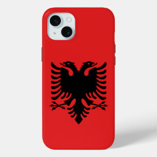 Coque Case-Mate iPhone Apple iPhone 15 Plus Coque-Mate, drapeau d'Albanie