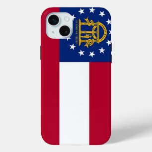 Coque Case-Mate iPhone Apple iPhone 15 Plus Coque-Mate, drapeau de Géorgi
