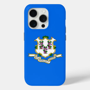 Coque Case-Mate iPhone Apple iPhone 15 Pro Coque-Mate, drapeau Connecticu