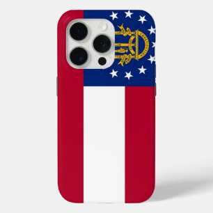 Coque Case-Mate iPhone Apple iPhone 15 Pro Coque-Mate, drapeau de Géorgie