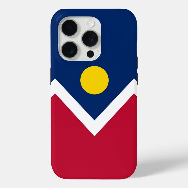 Coques Case-Mate iPhone Apple iPhone 15 Pro Coque-Mate, indicateur Denver (Verso)