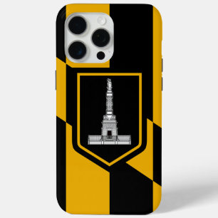Coque Case-Mate iPhone Apple iPhone 15 Pro Max Coque, drapeau Baltimore