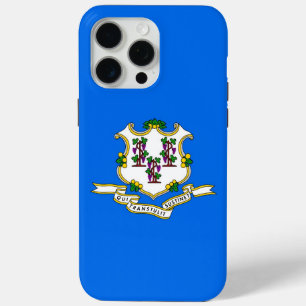 Coque Case-Mate iPhone Apple iPhone 15 Pro Max Coque, drapeau Connecticut