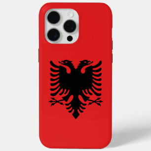 Coque Case-Mate iPhone Apple iPhone 15 Pro Max Coque, drapeau d'Albanie