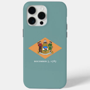 Coque Case-Mate iPhone Apple iPhone 15 Pro Max Coque, drapeau Delaware