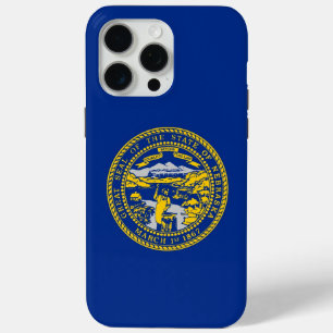 Coque Case-Mate iPhone Apple iPhone 15 Pro Max Coque, drapeau Nebraska