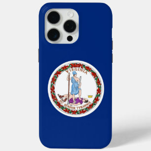 Coque Case-Mate iPhone Apple iPhone 15 Pro Max, drapeau de l'État de Virg