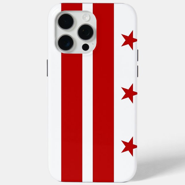 Coques Case-Mate iPhone Apple iPhone 15 Pro Max, Washington DC flag (Verso)