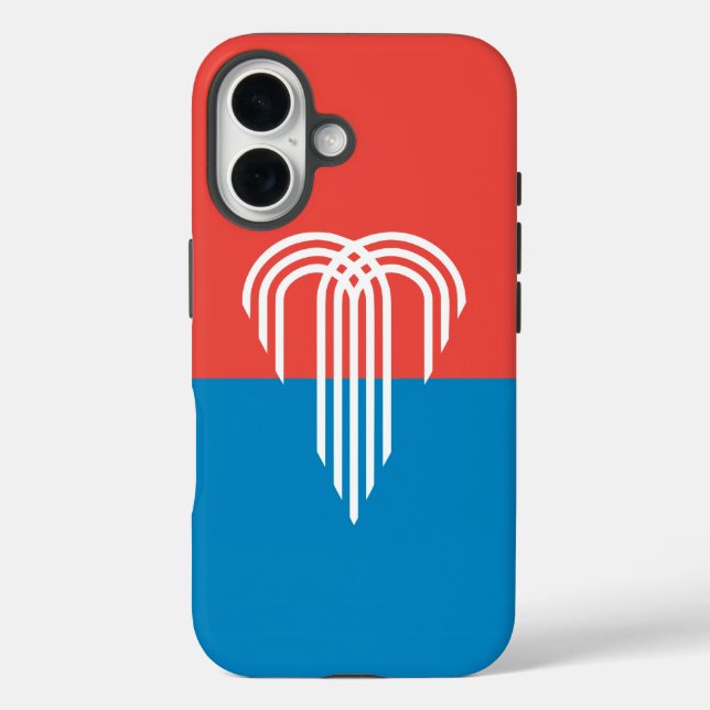 Coques Case-Mate iPhone Apple iPhone 16 Coque-Mate avec drapeau de Kansas  (Verso)
