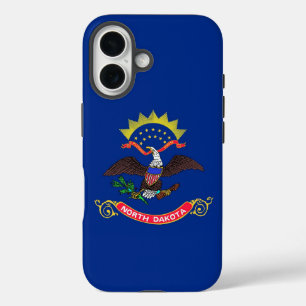 Coque Pour iPhone 16 Apple iPhone 16 Coque-Mate avec drapeau du Dakota