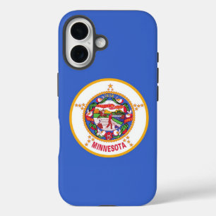 Coque Pour iPhone 16 Apple iPhone 16 Coque-Mate avec drapeau du Minneso