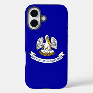 Coque Pour iPhone 16 Apple iPhone 16 Coque-Mate avec drapeau Louisiane