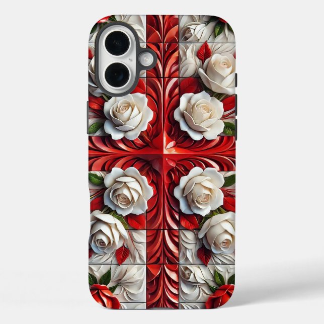 Coques Case-Mate iPhone Apple iPhone 16 Plus Mate, drapeau anglais couleur (Verso)