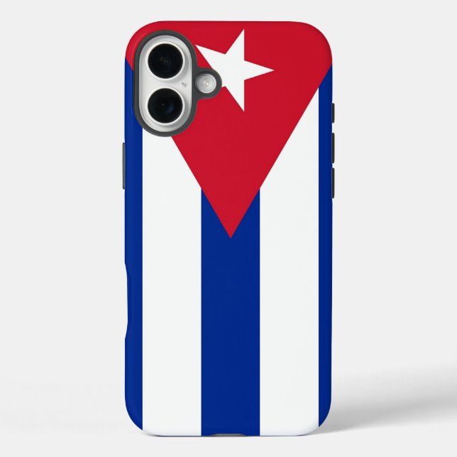 Coques Case-Mate iPhone Apple iPhone 16 Plus Mate, drapeau de Cuba (Verso)