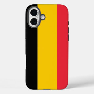 Coque Pour iPhone 16 Plus Apple iPhone 16 Plus Mate, drapeau de la Belgique