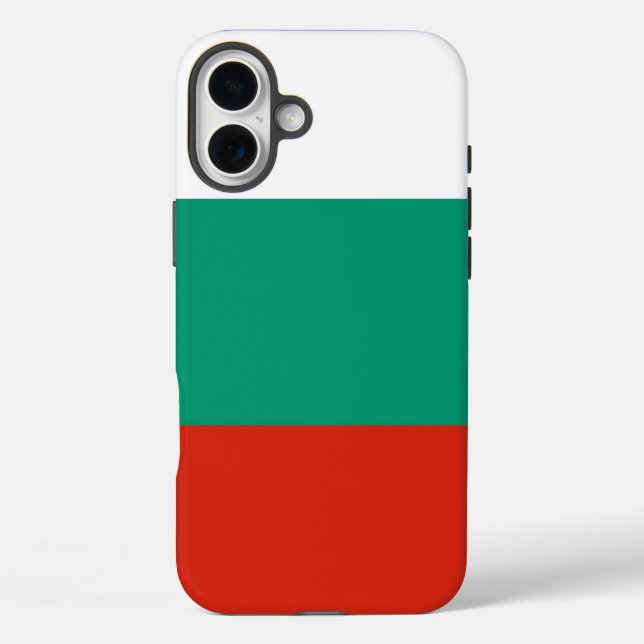 Coques Case-Mate iPhone Apple iPhone 16 Plus Mate, drapeau de la Bulgarie (Verso)